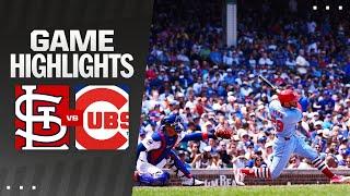 Cardinals vs. Cubs Game Highlights 8324  MLB Highlights