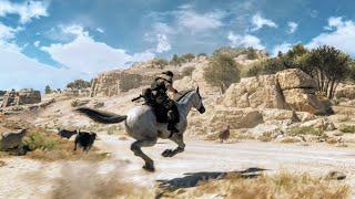 Metal Gear Solid V The Phantom Pain - 4k Gameplay NC - Secure the remains of the burning man