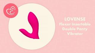 Lovense Flexer Insertable Double Panty Vibrator Review  EasyToys