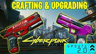 Cyberpunk 2077 2.0 Crafting & Upgrading Everything You Need To know New Crafting System