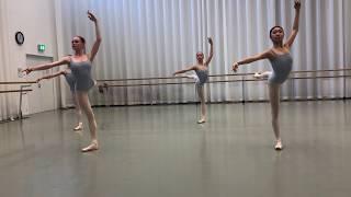 Students of the Zurich Dance Academy during practice.