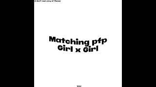 Matching pfp girl x girl  Pt.1  Jenny I wanna ruin our friendship #pfp #wlw #matching #lesbian