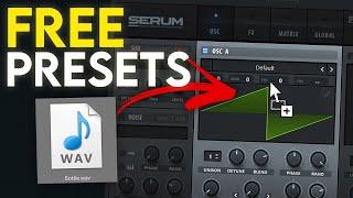 How To Make Industry Level Presets in Serum  + FREE PACK