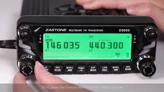 Zastone D9000 Car Walkie Talkie Automatic Relay Settings