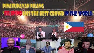 FOREIGNERS REACTION To FILIPINO Crowd Is The BEST Crowd In The World  #filipino