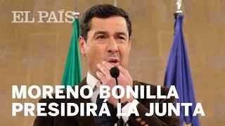 MORENO BONILLA anuncia el pacto de Andalucía