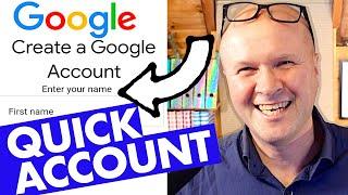 Make a Google Account on your PHONE - FAST AND EASY