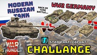 WW2 GERMANY VS MODERN RUSSIAN TANK T-90 - How Well Can It Do Going Back In Time? - WAR THUNDER