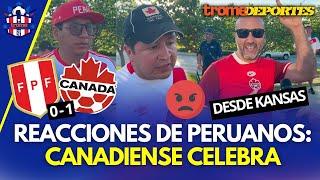 PERÚ 0-1 CANADÁ por COPA AMÉRICA 2024 REACCIONES Hinchas peruanos  Trome