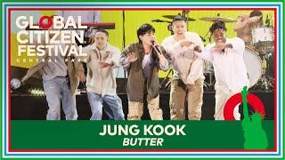 Jung Kook Performs BTS Song Butter  Global Citizen Festival 2023
