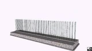 3D Animation of Reinforced Concrete Wall
