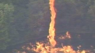 Fire Tornado Video - AMAZING Fire Vortex  Twister  Firenado Footage