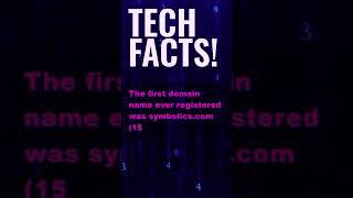 What was the first ever domain on the internet? #techfacts