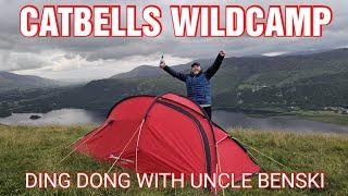 Lake District wild camping on Catbells  DING DONG WITH UNCLE BENSKI