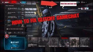 HOW TO *FIX* GLITCHY GAMECHAT AUDIO IN MW3