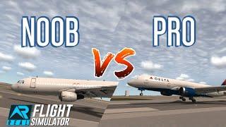 NOOB VS PRO  RFS Real Flight Simulator