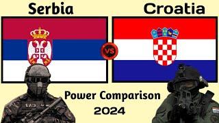 Serbia vs Croatia military power comparison 2024  Croatia vs Serbia military power 2024