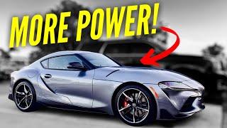 MORE POWER + TURBO NOISES TUNED MY SUPRA WITH JB4 & THINGS GOT FAST