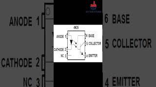 #electronics How To Check a 6 pin optocoupler using multimeter #electronics #shorts