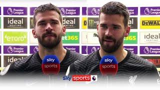 Emotional Alisson reacts to scoring injury time winner against West Brom