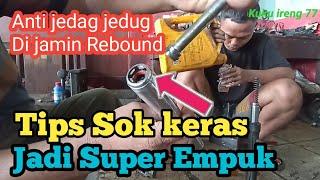 Tips agar sok depan jadi empuk  rebound honda beat esp