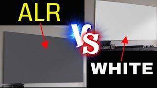 Which Projection Screen is BEST? Vivid Storm ALR vs Amazon White Screen Revealed