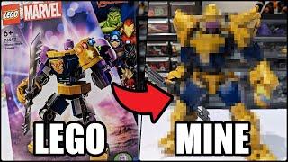 I gave Thanoss Mech Suit a makeover Lego Marvel 76242