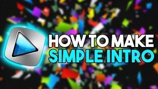 How To Make a Simple Intro in Sony Vegas Pro 11 12 & 13