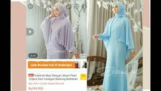 Inspirasi Model Baju Gamis Pesta Mewah Yashirah