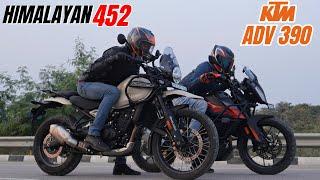 Himalayan 452 vs KTM Adventure 390 Drag Race