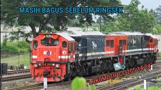 MASIH BAGUS  Lokomotif CC 205 14 04 Sebelum Mengalami PLH Penanggiran