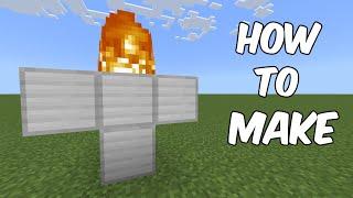 How to Make a Fire Golem - Minecraft