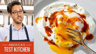 This Dish Will Change the Way You Eat Poached Eggs  Çılbır Turkish Poached Eggs