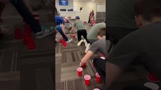 Up or Down Party Game with Solo Cups #youthministry #minutetowinit #crowdgames #partygames