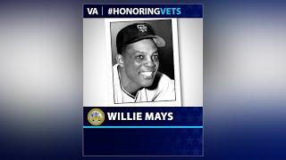 #HonoringVets Willie Mays