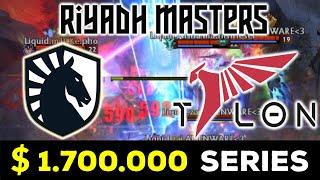 AMAZING $1.700.000 BASE RACE  TALON ESPORTS vs TEAM LIQUID - RIYADH MASTERS DOTA 2