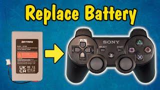 How to Replace the Battery on a PS3 DualShock 3 or Sixaxis Controller  Change Out Dead or Dying