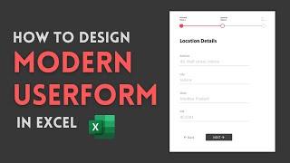 How to Design Modern Userform in Excel VBA  Advanced Excel