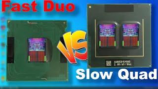 Fast Duo Slow Quad - E8500 vs Q6600 - Which is faster?