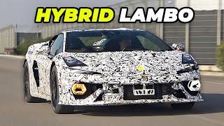 NEW Lamborghini Huracan Replacement testing on the road + Hybrid Engine Sound