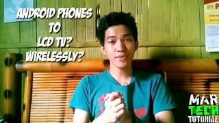 How to connect your ANDROID device to LCDLED tv bisaya version  - MAR TECH TUTORIAL