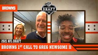 Greg Newsome II hears from Andrew Berry Kevin Stefanski and ownership  Cleveland Browns