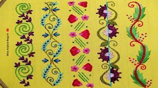 5 Beautiful Hand Embroidered Border Designs You Must Try