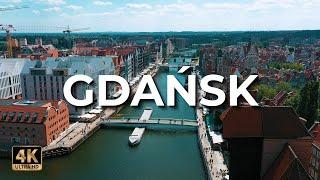 Gdańsk z drona  Śródmieście  Lato 2022  LECE W MIASTO™ 4k