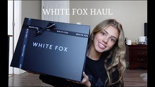 white fox try-on haul