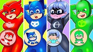 Pj Masks Has a Baby - Brewing Baby Cute - Catboys Life Story - PJ MASKS 2D Animation