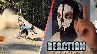 MOJI REAGIERT auf Mountainbike CRASH COMPILATION 