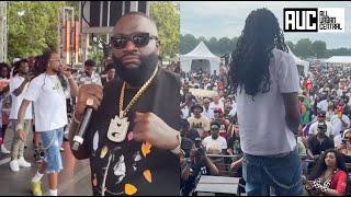 Rick Ross Brings Out Quavo As A Surprise Guest To Perform At His Car Show