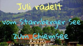 Radtour Bayern 2019 - Teil 2 - Starnberger See zum Chiemsee