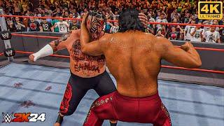 WWE 2K24 - The Great Khali vs. Umaga - Extreme Rules Match at Raw  PC 4K60